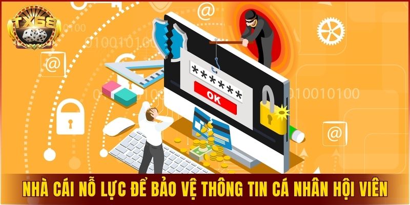 Nhà cái nỗ lực để bảo vệ thông tin cá nhân hội viên
