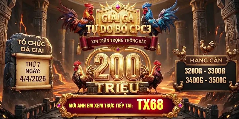giải gà tự do bồ cpc3